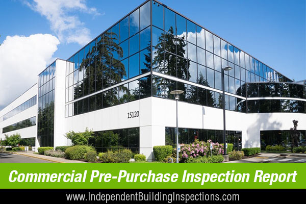 pre-purchase inspection reports for commercial properties